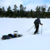Using the SkiPulk.com Snowclipper Pulk as an Ice Fishing Sled