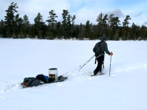 Backcountry Ice Fishing Pulk Sled
